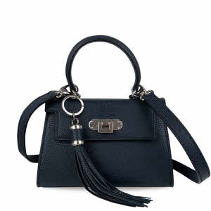 “Rosetta handbag” Blue Navy